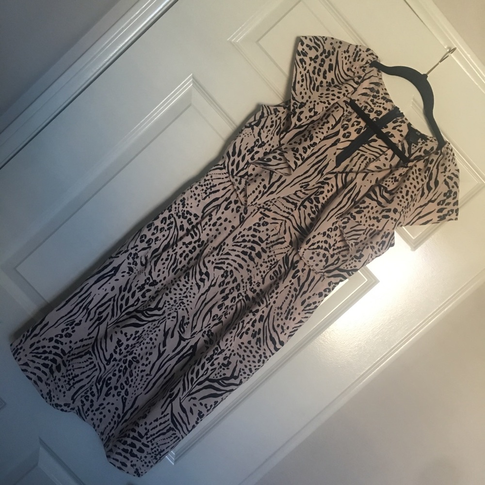 Pink & Black Dress